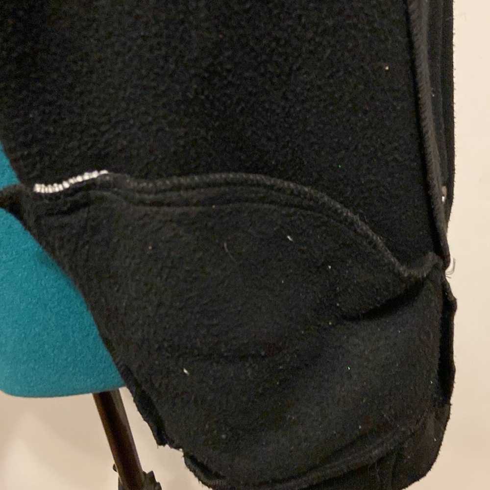 Mens Vintage Varsity style Jacket by "Courage" XL Black @ White snaps closure - Picture 4 of 6